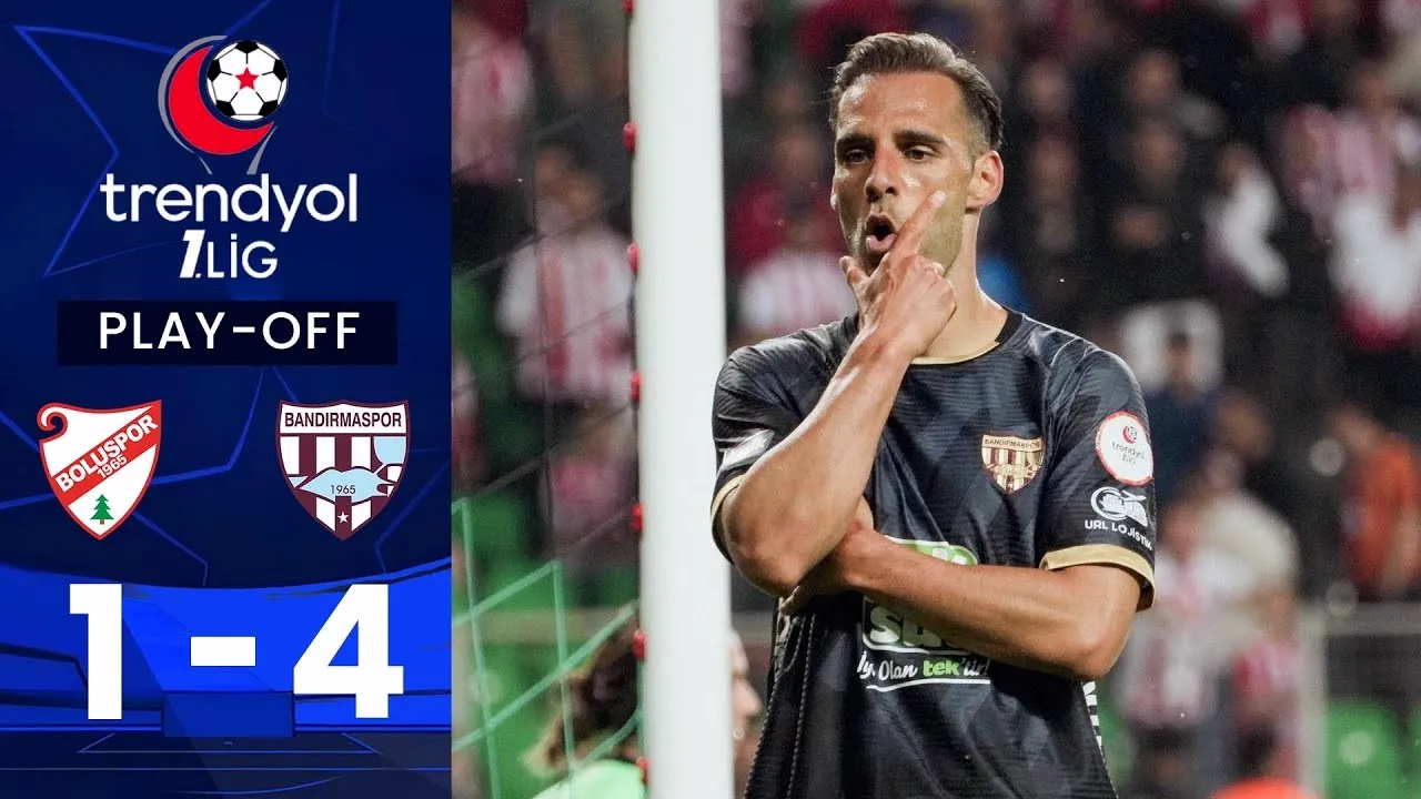 ไฮไลท์ฟุตบอล โบลูสปอร์ พ่ายคาบ้าน บันไดมาสปอร์ ทุบ 4-1 ศึกตุรกีดิวิชั่น 2 20 พฤษภาคม 2568