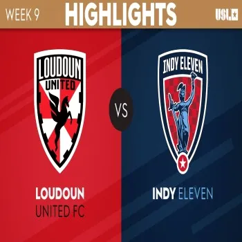 ไฮไลท์ฟุตบอล USL ดิวิชั่น 1 : Loudoun United พ่ายคาบ้านให้ Indy Eleven 1-2 เกมดุเดือดมันส์ไม่พลาดชมที่ dooball69.com