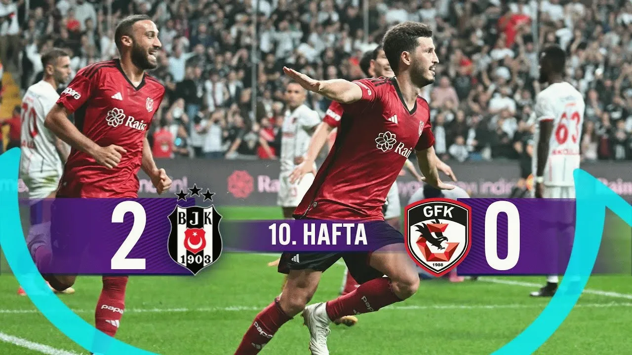ไฮไลท์ฟุตบอล เบซิคตัส ชนะ กาเซียนเท็ป 2-0 ประเดิมชัยในศึกตุรกี ซุปเปอร์ลีก ฤดูกาล 2023 วันที่ 31/10/2566