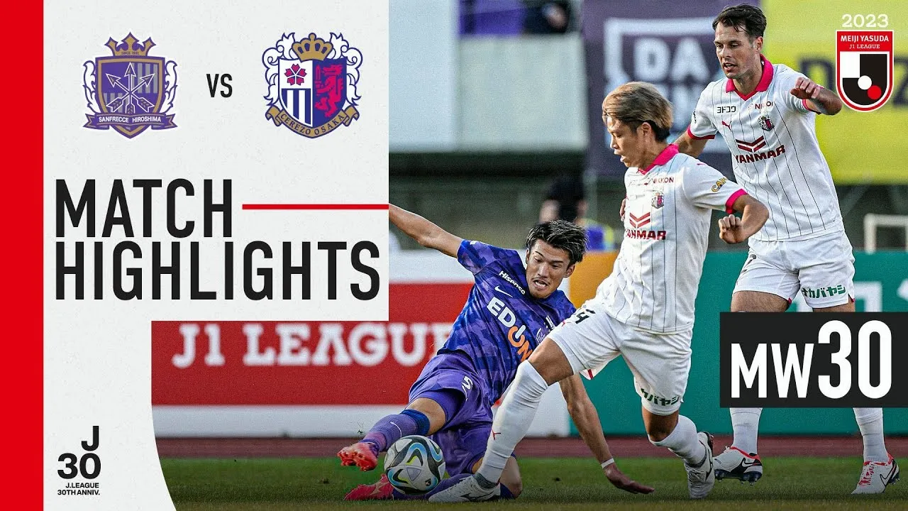 ไฮไลท์เด็ดเจลีกญี่ปุ่น ซานเฟรซเซ ฮิโรชิม่า เสมอ เซเรโซ โอซาก้า 0-0 เมื่อวันที่ 21 ตุลาคม 2566