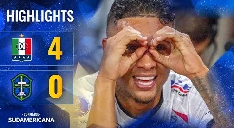 ไฮไลท์ฟุตบอล อ็องเซ่ กัลดาส ถล่ม ซาน อันโตนิโอ บูโล บูโล 4-0 ในศึกโคปา ซูดาเมริกาน่า 2025 วันที่ 24 กรกฎาคม 2568