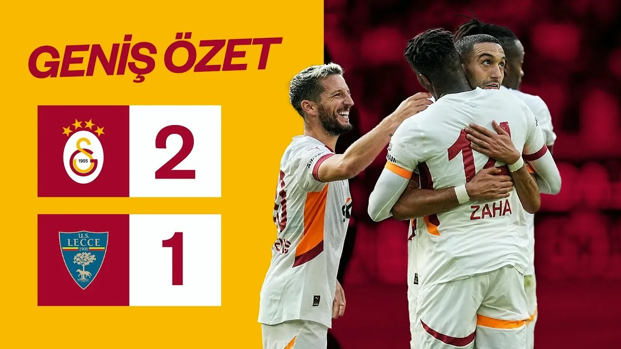 ไฮไลท์ฟุตบอล กาลาตาซาราย ชนะ เลชเช่ 2-1 ศึกกระชับมิตรสโมสร ฤดูกาล 2024/25 วันที่ 25 กรกฎาคม 2567