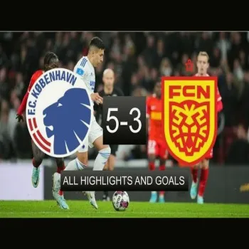 ไฮไลท์ฟุตบอลเดนมาร์กคัพ เอฟซี โคเปนเฮเก้น 5-3 ถล่มชนะนอร์ดเจลแลนด์ เกมเดือดประตูถล่มทลาย dooball69.com