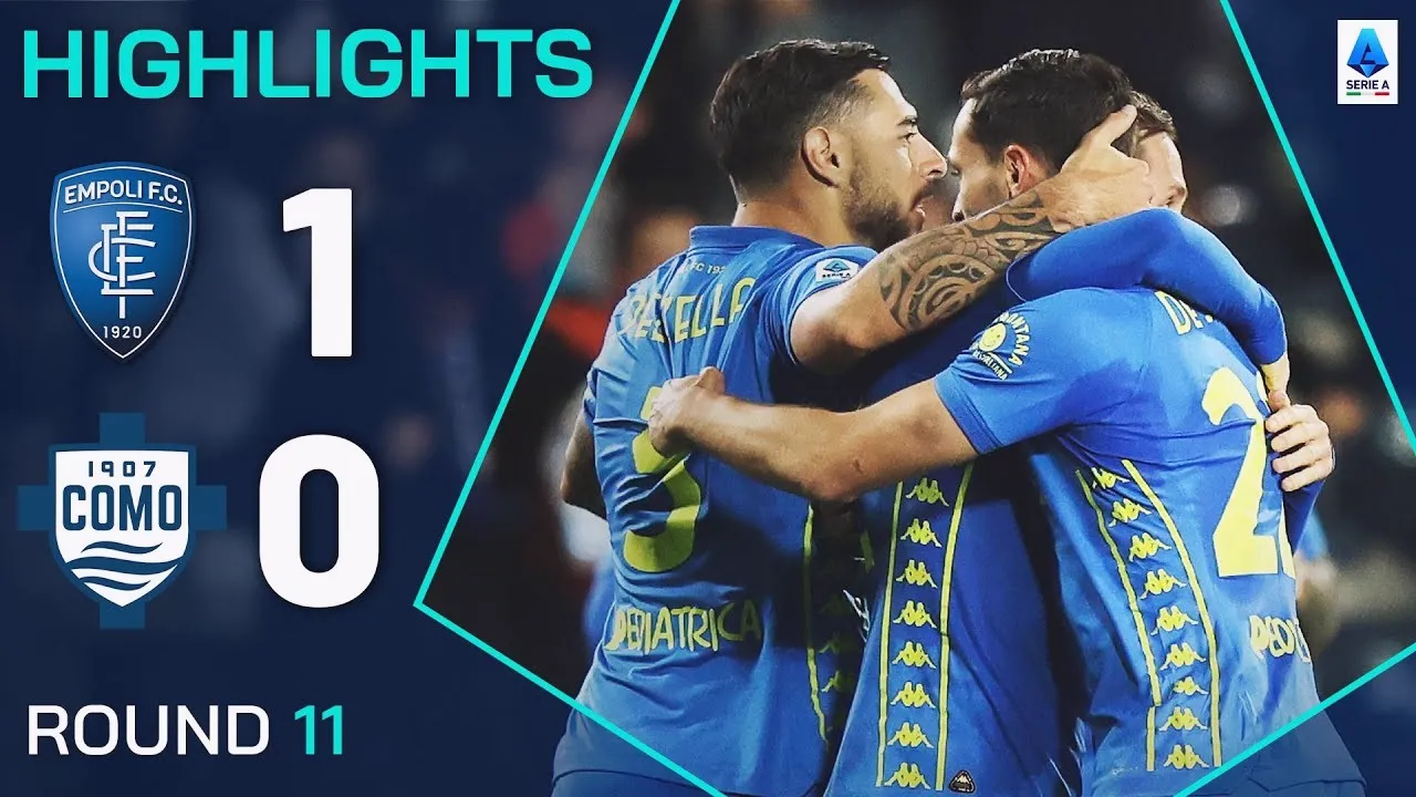 ไฮไลท์ฟุตบอล เซเรียอาอิตาลี 2024/05/11/67 เอ็มโปลี เฉือน โคโม่ 1-0 จบเกมเดือดสนามแรก
