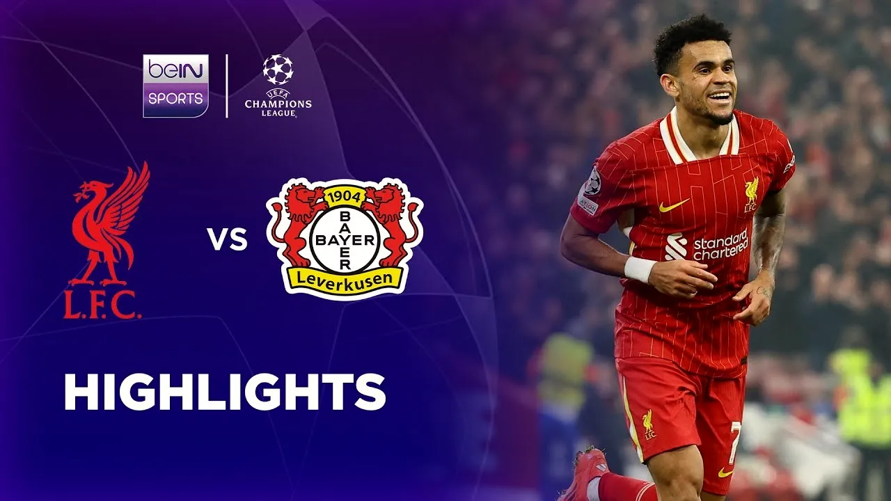 ไฮไลท์ฟุตบอล 06/11/2567 ลิเวอร์พูลถล่มเลเวอร์คูเซ่น 4-0 ยูฟ่าแชมเปี้ยนส์ลีก รอบแบ่งกลุ่ม 2024 สนุกจัดเต็มถึงนาทีสุดท้าย