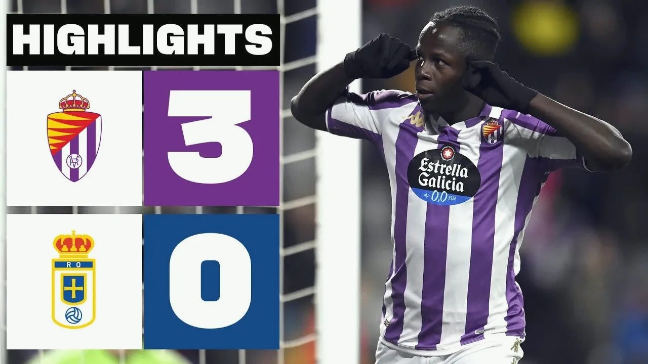 ไฮไลท์ฟุตบอลเด่น อเดลันเต้ สเปน เรอัล บายาโดลิด ถล่ม เรอัล โอเบียโด้ 3-0 วันที่ 24 กุมภาพันธ์ 2567