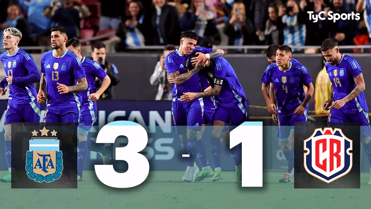 ดูไฮไลท์ฟุตบอลกระชับมิตรทีมชาติ 2024 อาร์เจนติน่า พบ คอสตาริก้า สกอร์ 3-1 ดังนี้ วันที่ 27 มีนาคม 2567