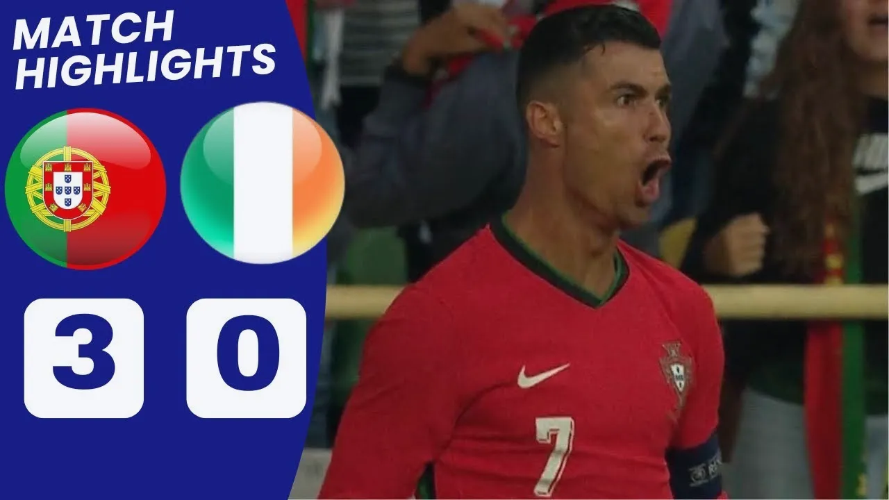 ไฮไลท์ฟุตบอล กระชับมิตรทีมชาติ 2024 : โปรตุเกส เปิดบ้านถล่ม ไอร์แลนด์ 3-0 วันที่ 12 มิถุนายน 2567