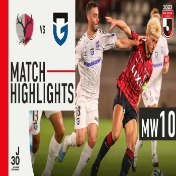 ไฮไลท์เจลีก 29/04/2566 คาชิม่า แอนท์เลอร์ส ถล่ม กัมบะ โอซาก้า 4-0 เกมสุดเดือด