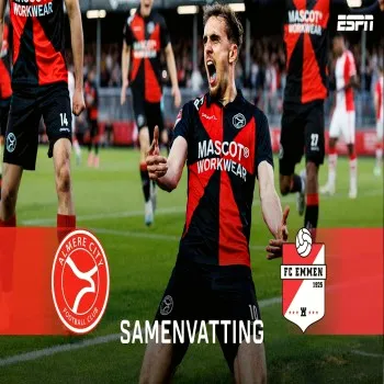 ดูไฮไลท์ฟุตบอล อัลเมเร่ ซิตี้ ถล่ม เอ็มเมน 2-0 ศึกจูปีแลร์ ลีก ฮอลแลนด์ ฤดูกาล 2022/23 พร้อมรอบเพลย์ออฟ จาก dooball69.com
