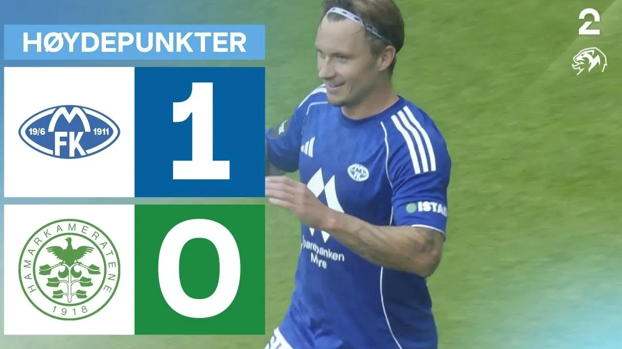 ไฮไลท์ฟุตบอล โมลด์เชือดฮามคาม 1-0 ศึกนอร์เวย์ ทิปเปลีเก้น ซิวสามแต้มสุดสำคัญ 10 สิงหาคม 2568