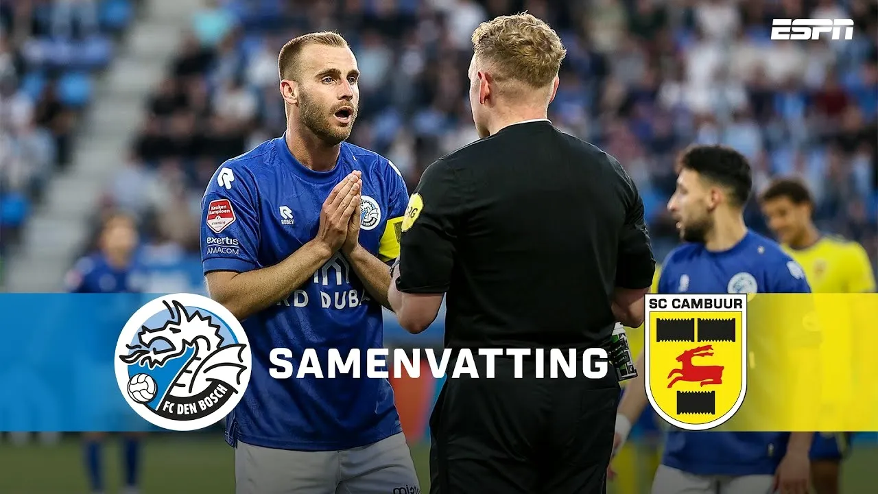 ไฮไลท์ฟุตบอลเดน บอสช์ เฉือนเอสซี คัมบูร์ 1-0 ศึกจูปิแลร์ลีกฮอลแลนด์ ฤดูกาล 2025 วันที่ 13/05/2568