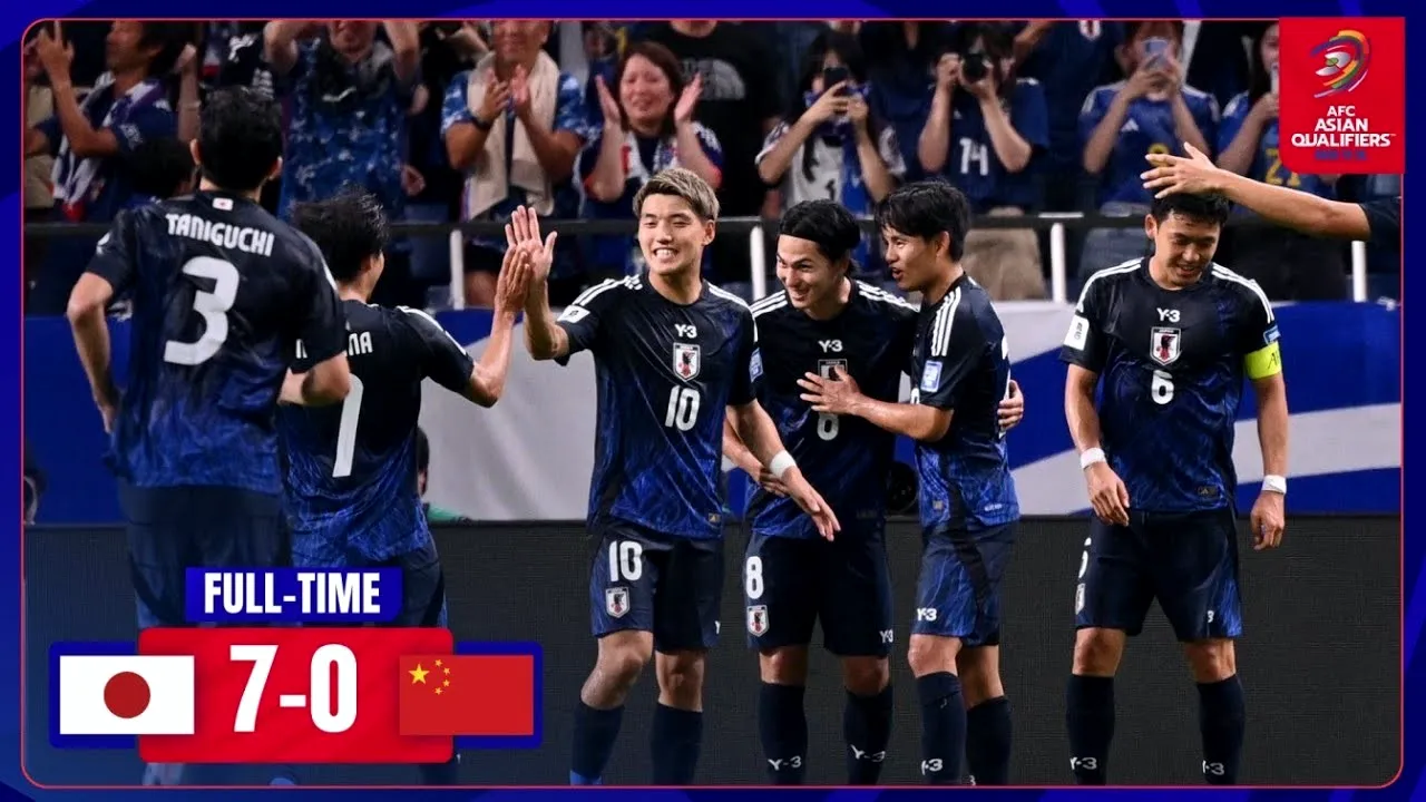 dooball69.com ไฮไลท์ฟุตบอล ชาติมังกรโพสต์พ่ายยับ เอลลี่สุดเจ็บบุกถล่มเจนจ๋า ฟุตบอลโลกคัดเลือกโซนเอเชีย ญี่ปุ่น 7-0 จีน 06/09/2567