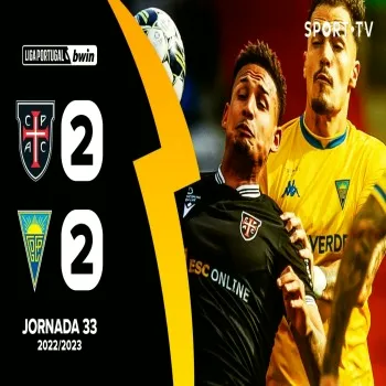 dooball69.com พาเช็คไฮไลท์บอลลีกา ซาเกรส คาซ่า เพีย เอซี เสมอ เอสโตริล 2-2 สนุกสูสีตลอดทั้งเกม