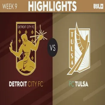 dooball69 ชมไฮไลท์ USL ดิวิชั่น1 ศึกเข้ม Detroit City เสมอ FC Tulsa 1-1 สุดมันส์