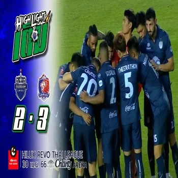 30 เมษายน 2566 : ไฮไลท์ฟุตบอลรีโว่ไทยลีก การท่าเรือ เอฟซี บุกเฉือนบุรีรัมย์ ยูไนเต็ด 3-2 สุดมันโด๊บ69