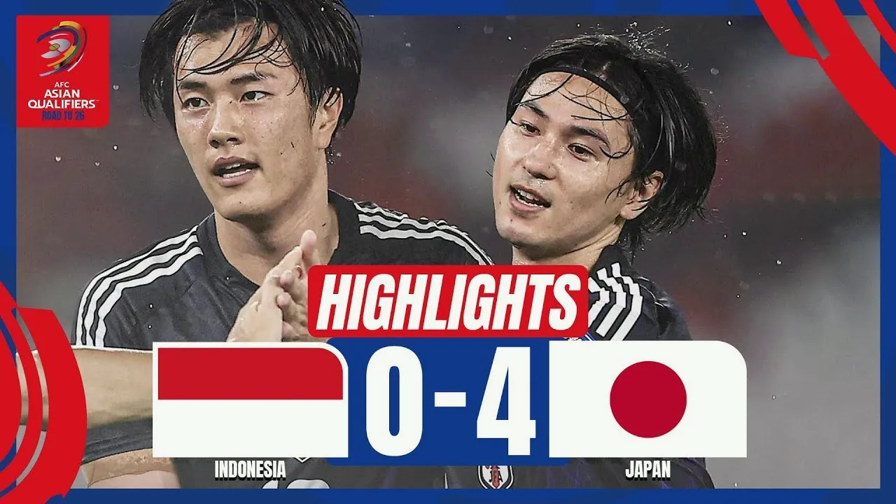 ไฮไลท์บอล อินโดนีเซียพ่ายคารังขาดลอย 0-4 ต่อญี่ปุ่น ศึกฟุตบอลโลก รอบคัดเลือก โซนเอเชีย 16/11/2567 dooball69