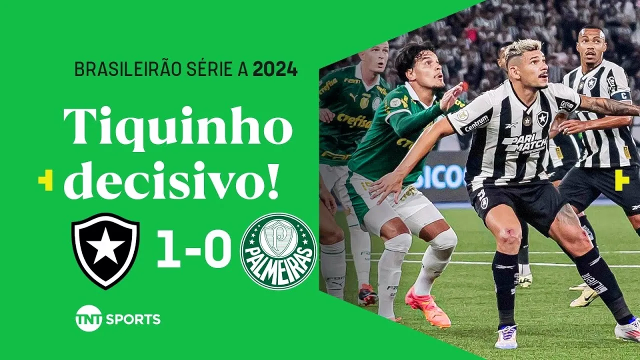 ไฮไลท์ฟุตบอล โบตาโฟโก้ อาร์เจ เฉือน พัลไมรัส 1-0 ศึกบราซิลซีรี่ย์เอ 2024 วันที่ 18/07/2567