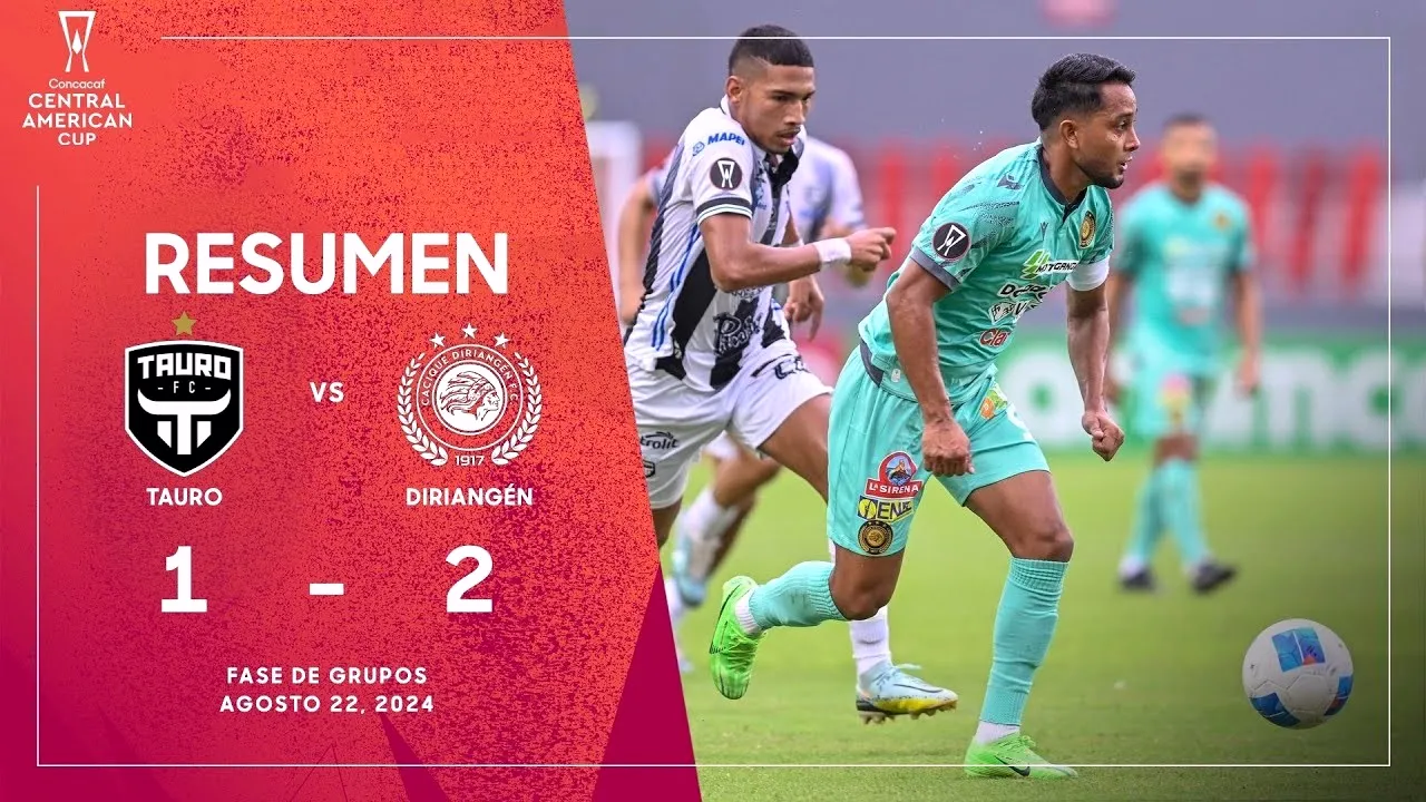 ไฮไลท์ฟุตบอล เทาโร เอฟซี ปราชัย ดิเรียนเกน 1-2 ศึกคอนคาเคฟ เซนทรัล อเมริกา คัพ 2024 วันที่ 23 สิงหาคม 2567