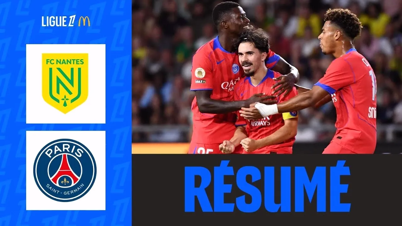 ไฮไลท์ฟุตบอล ปารีส แซงต์ แชร์กแมง บุกชนะ น็องต์ 1-0 ลีกเอิง ฝรั่งเศส 2025/65 | dooball69.com 18 สิงหาคม 2568