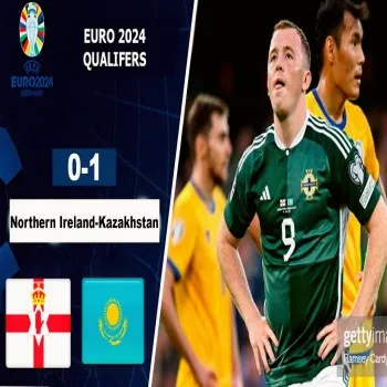 dooball69.com | วีรกรรมคาซัคสถานบุกเฉือนไอร์แลนด์เหนือ 1-0 ศึกยูโร 2024 รอบคัดเลือกสุดเดือด