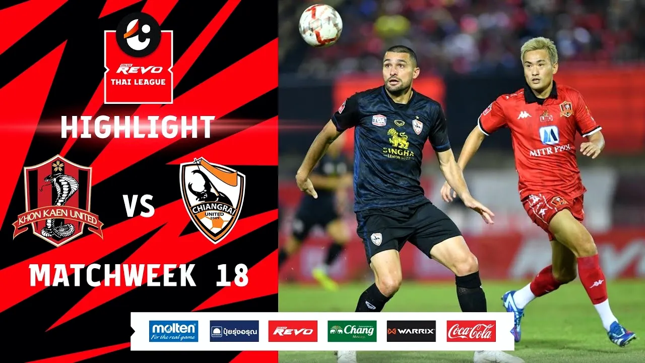 ไฮไลท์บอลไทยลีก 20/02/2567 ขอนแก่น ยูไนเต็ด เสมอ เชียงราย ยูไนเต็ด 0-0 ศึก รีโว่ ไทยลีก 2024 สกอร์จืดชืดไร้ประตู
