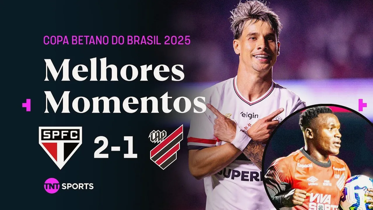 ไฮไลท์ฟุตบอลบราซิล คัพ 2025 เซาเปาโล เชือด แอตเลติโก พาราเนนเซ่ 2-1 วันที่ 01/08/2568 dooball69.com