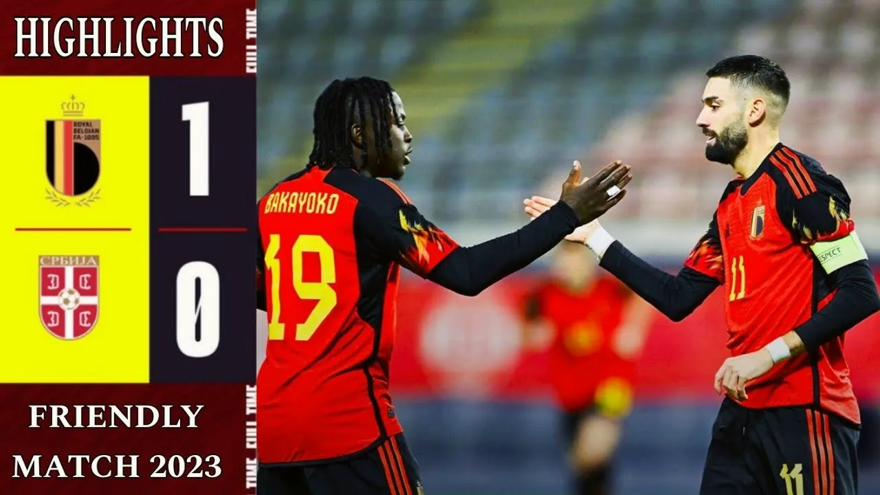 📌ไฮไลท์ฟุตบอลกระชับมิตรทีมชาติ2023 เบลเยี่ยมเปิดบ้านเฉือนเซอร์เบีย 1-0 ประตูชัยนาทีครึ่งหลัง วันพฤหัส 16/11/2566