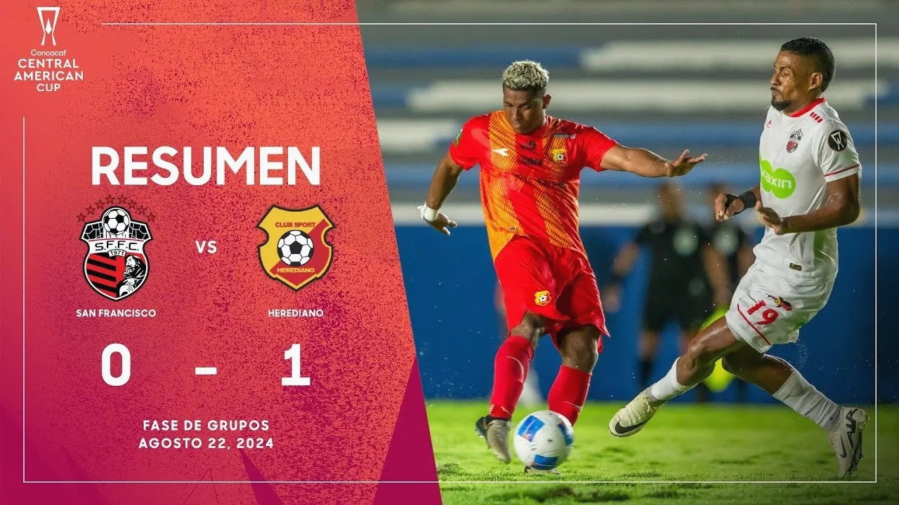 ไฮไลท์ ซานฟานซิสโก เอฟซี พ่าย เฮเรดิอาโน่ 0-1 คอนคาเคฟ เซนทรัล อเมริกา คัพ 2024 23 สิงหาคม 2567