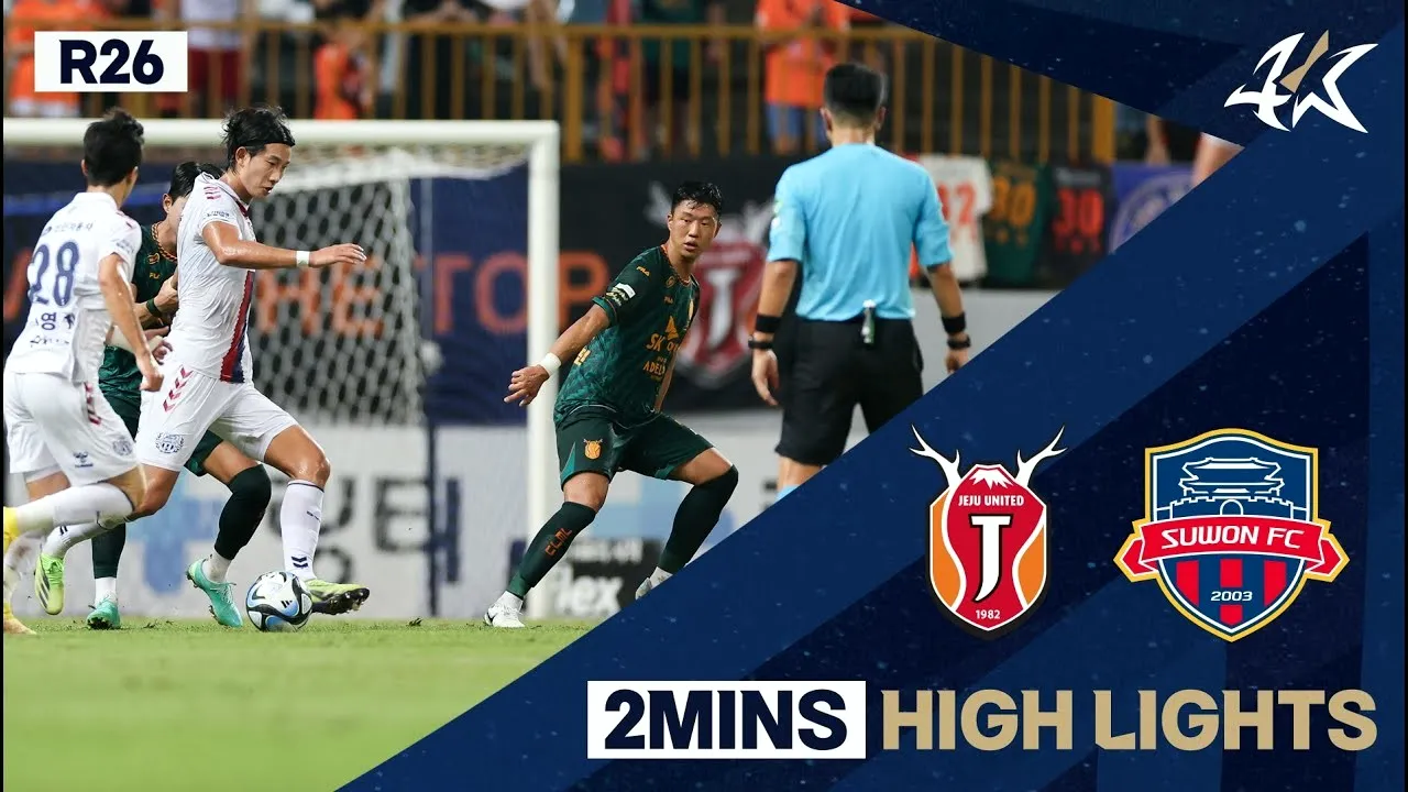 dooball69.com เจจู ยูไนเต็ด ถล่ม ซูว็อน เอฟซี 3-0 เจ๋งสุดในเคลีกเกาหลีใต้ 2023