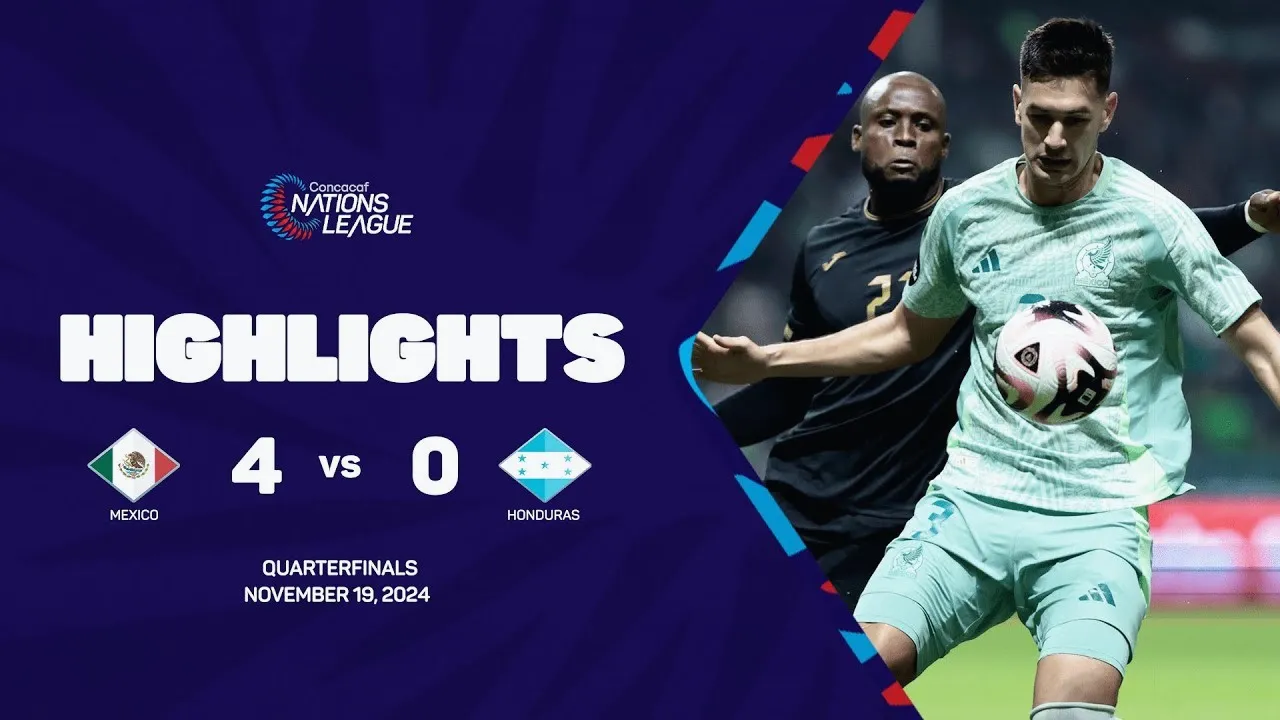 dooball69.com พาเจาะไฮไลท์เด็ดศึกคอนคาเคฟ เนชั่นส์ ลีก เม็กซิโกถล่มฮอนดูรัส 4-0 วันที่ 20 พฤศจิกายน 2567