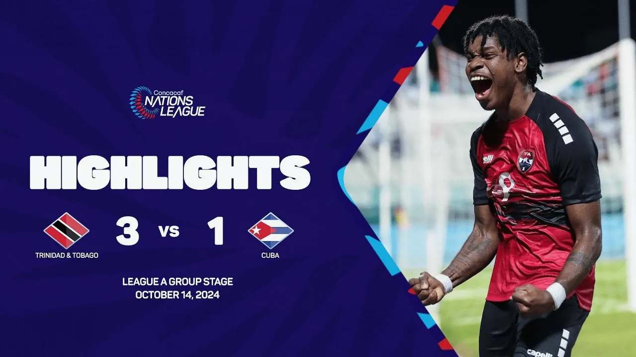 โดบอล 69 ขอเสนอไฮไลท์ฟุตบอล ตรินิแดดแอนด์โตเบโกเปิดบ้านเฉือนคิวบา 3-1 ในศึกคอนคาเคฟเนชั่นส์ลีก 2024 ประจำวันที่ 15 ตุลาคม 2567
