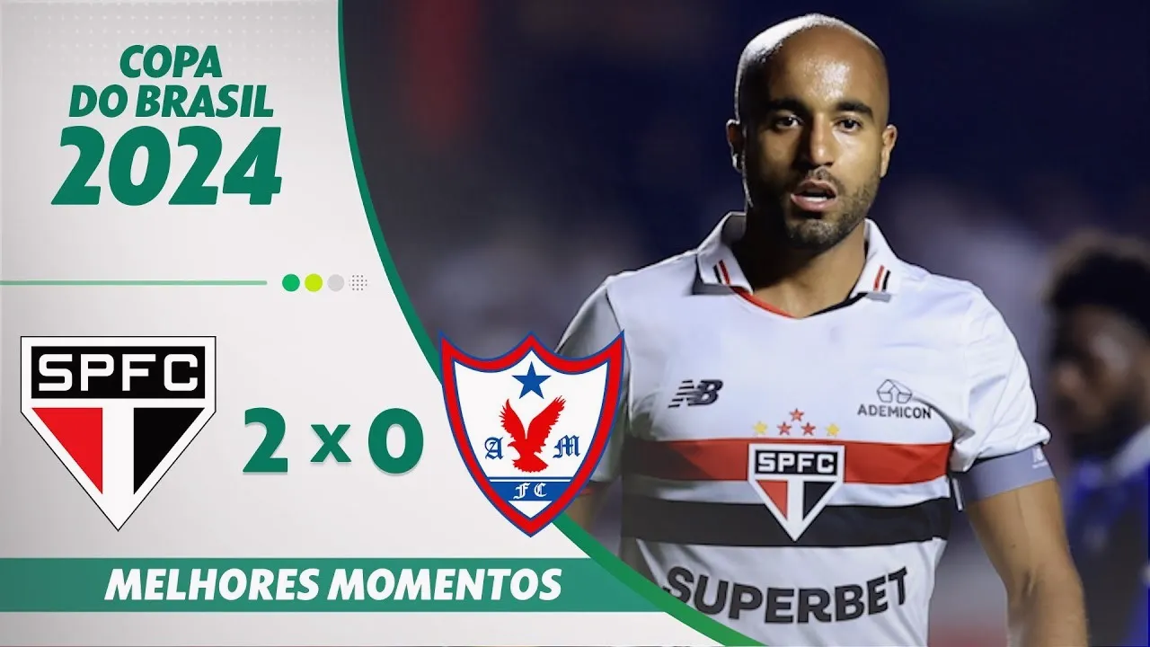 ไฮไลท์บราซิล คัพ 2024 เซาเปาโล ชนะ อกัว เดอ มาราบา 2-0 วันที่ 24/05/2567