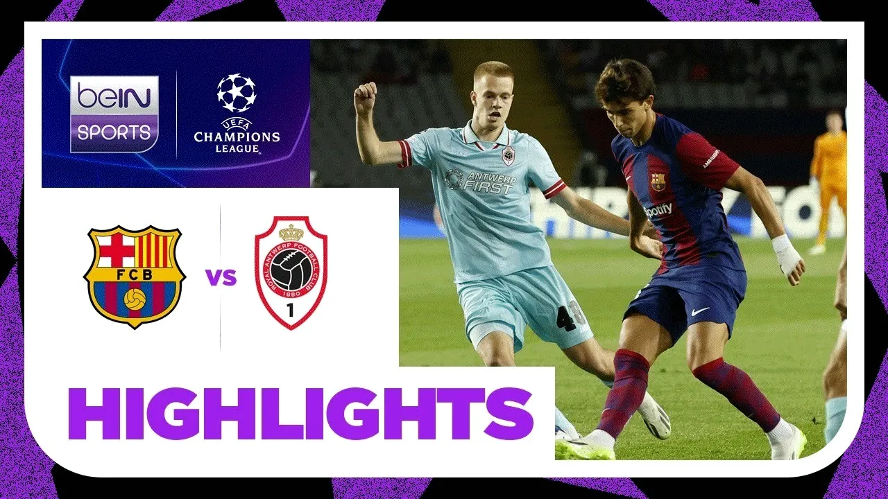 ไฮไลท์ฟุตบอล บาร์เซโลน่าถล่มรอแยลอันท์เวิร์พ 5-0 ยูฟ่าแชมเปี้ยนส์ลีก รอบแบ่งกลุ่ม 2023/66 วันที่ 20 กันยายน 2566 dooball69.com