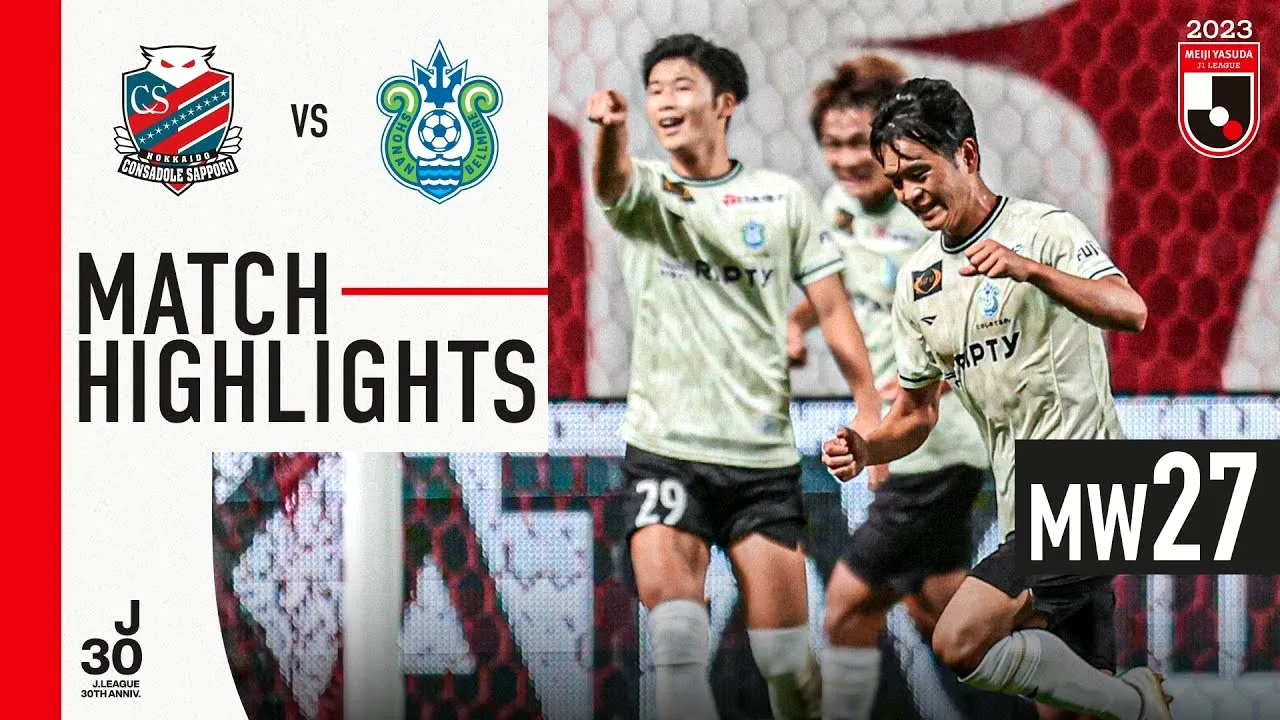 เจาะไฮไลท์ฟุตบอล เจลีก ญี่ปุ่น 2023 คอนซาโดล ซัปโปโร แพ้คาบ้าน โชนัน เบลมาเร่ 0-1 วันที่ 16 กันยายน 2566 ดูที่นี่ที่เดียว dooball69.com
