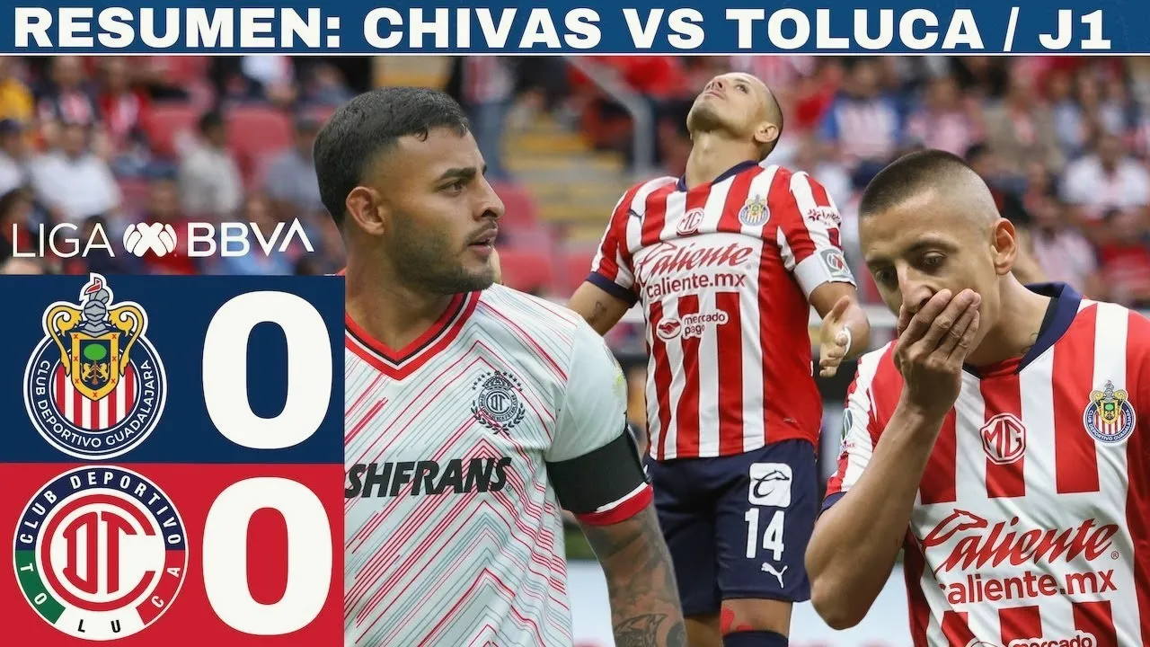 ชีวาส กัวดาลาจาร่า เสมอ โตลูก้า 0-0 ในศึกเม็กซิโก พรีเมร่า ดิวิชั่น วันที่ 7 กรกฎาคม 2567 จาก dooball69