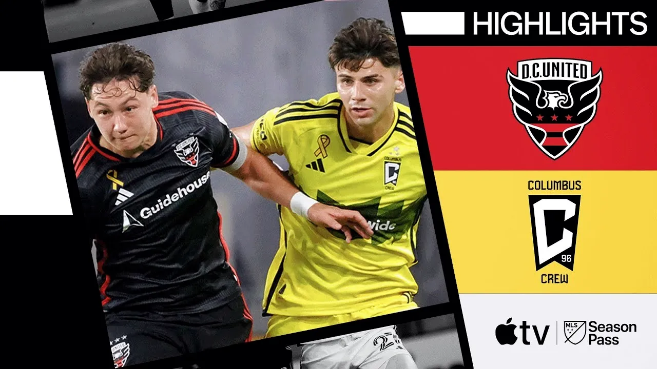 ดีซี ยูไนเต็ด เสมอ โคลัมบัส ครูว์ 2-2 แบ่งแต้มศึก MLS อเมริกา 29/09/2567 dooball69.com