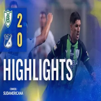dooball69.com เจาะไฮไลท์ฟุตบอล อเมริกา เอ็มจี เปิดบ้านเฉือน มิลเลียนนาริออส 2-0 ศึกโคปา ซูดาเมริกาน่า 2023