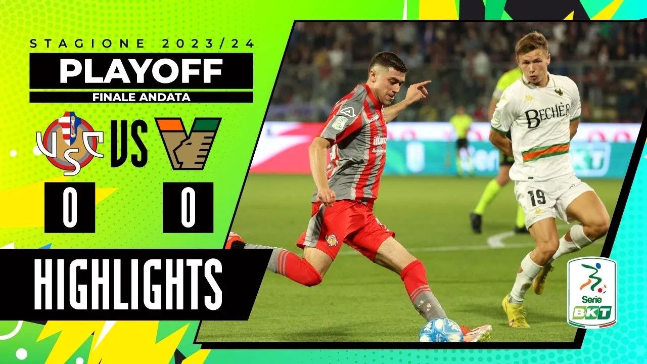 ไฮไลท์ฟุตบอล เครโมเนเซ่ 0-0 เวเนเซีย เซเรียบี อิตาลี เพลย์ออฟเลื่อนชั้น รอบชิงนัดแรก 31 พฤษภาคม 2567 dooball69.com