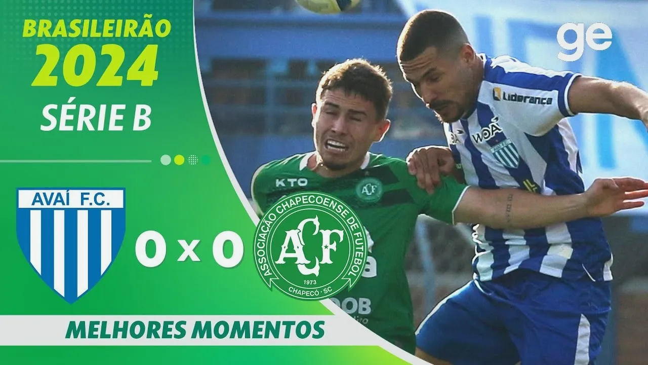 ไฮไลท์ฟุตบอล อาไว เสมอกับ ชาเปโคเอนเซ่ 0-0 ในศึกบราซิล ซีรี่ย์บี ฤดูกาล 2024 ประจำวันที่ 10 มิถุนายน 2567 ทาง dooball69.com