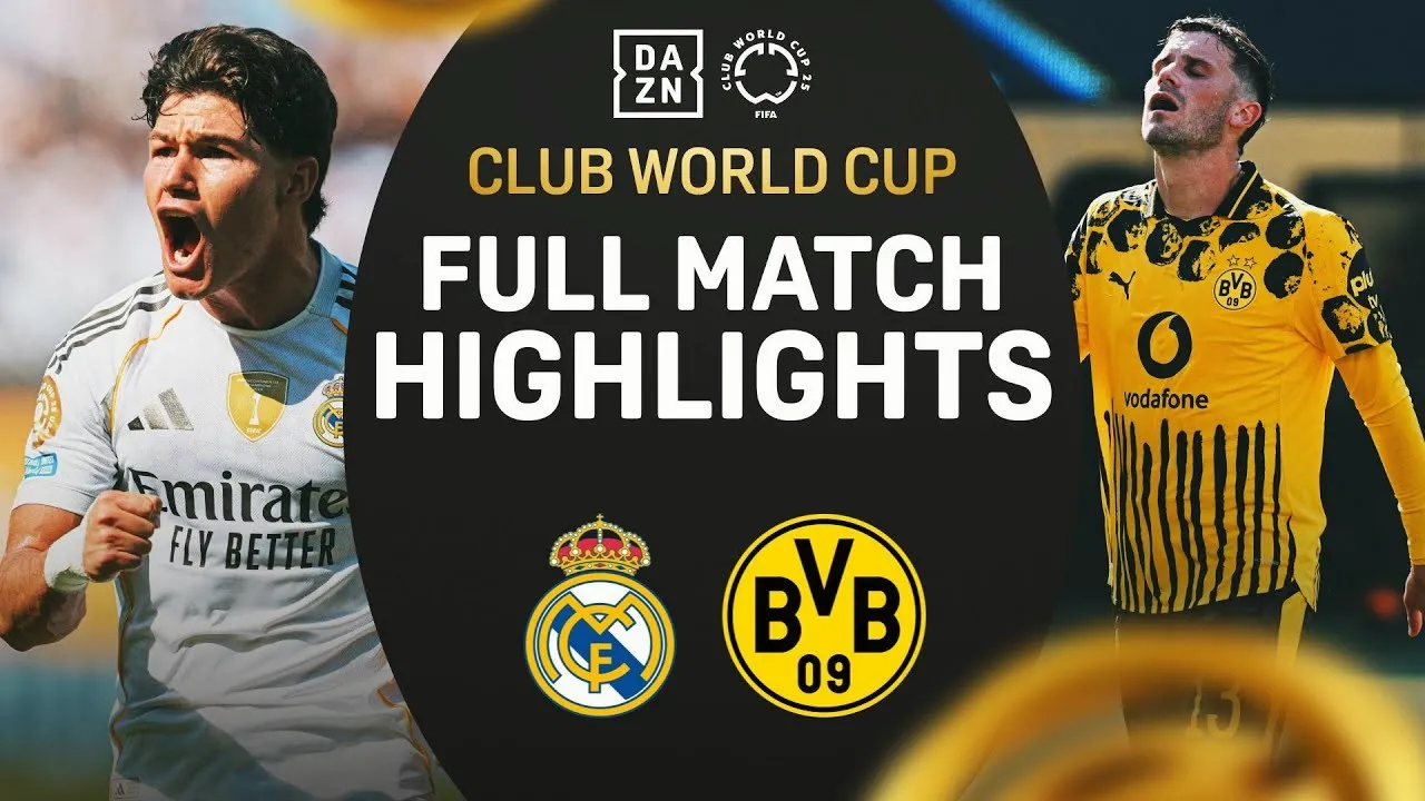 ไฮไลท์ฟุตบอล เรอัล มาดริด(สเปน) เชือด โบรุสเซีย ดอร์ทมุนด์(เยอรมัน) 3-2 คว้าชัยศึกฟีฟ่า คลับ เวิลด์ คัพ รอบ8ทีมสุดท้าย 06/07/2568 dooball69