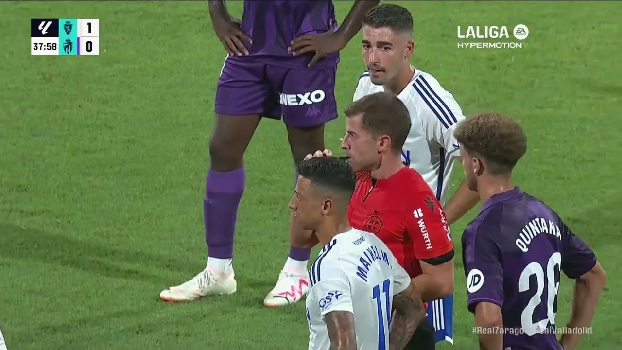 ไฮไลท์ฟุตบอลเด็ด เรอัล ซาราโกซ่า เฉือนชนะ เรอัล บายาโดลิด 1-0 ในศึกอาเดลานเต้ สเปน ฤดูกาลล่าสุด dooball69.com