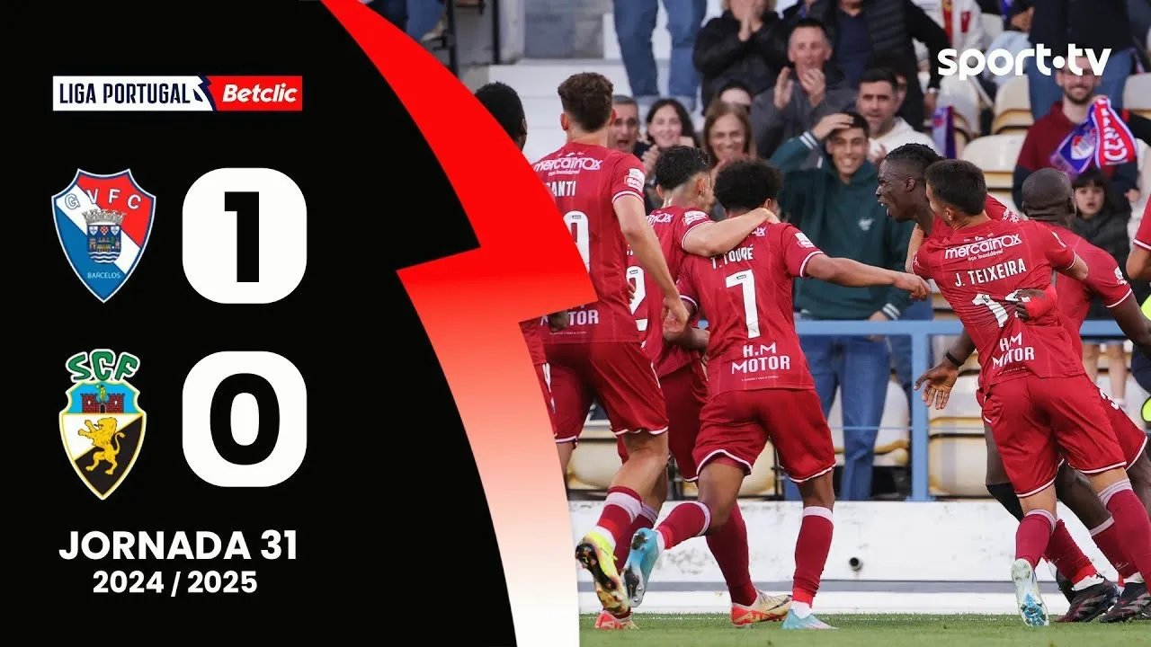 ไฮไลท์ฟุตบอล กิลวิเชนเต้ เฉือนฟาเรนเซ่ 1-0 ศึกโปรตุเกส ลีกา ซาเกรส 2025 วันที่ 27 เมษายน 2568