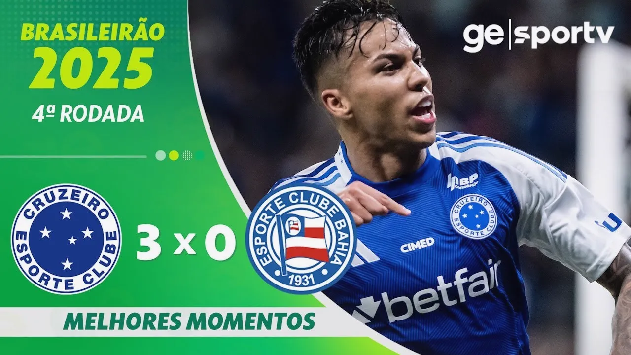 ไฮไลท์ฟุตบอล 18/04/2568 บราซิลซีรี่ย์เอ 2568 ครูไซโร่ถล่มบาเฮีย บีเอ 3-0 จัดเต็ม dooball69.com