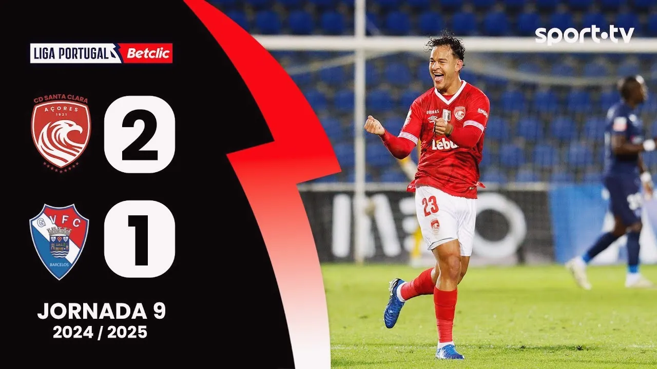 ไฮไลท์ ซานตาคลาร่า เปิดบ้านพลิกเอาชนะ กิล วิเซนเต้ 2-1 ศึกโปรตุเกสลีกา ซาเกรส 2024 รอบ 26/10/2567