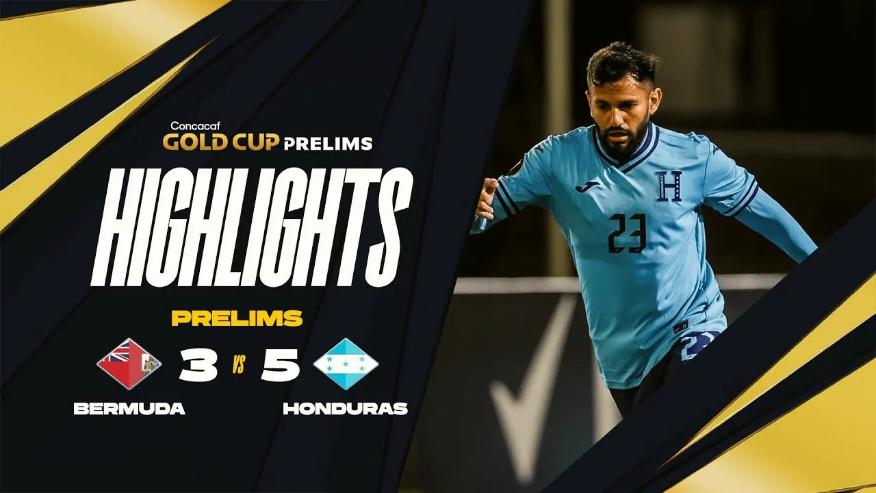 ไฮไลท์ฟุตบอลเบอร์มิวด้าพ่ายฮอนดูรัสนิ่ม 3-5 ศึกคอนคาเคฟโกล์ดคัพ 2025 วันที่ 22 มีนาคม 2568