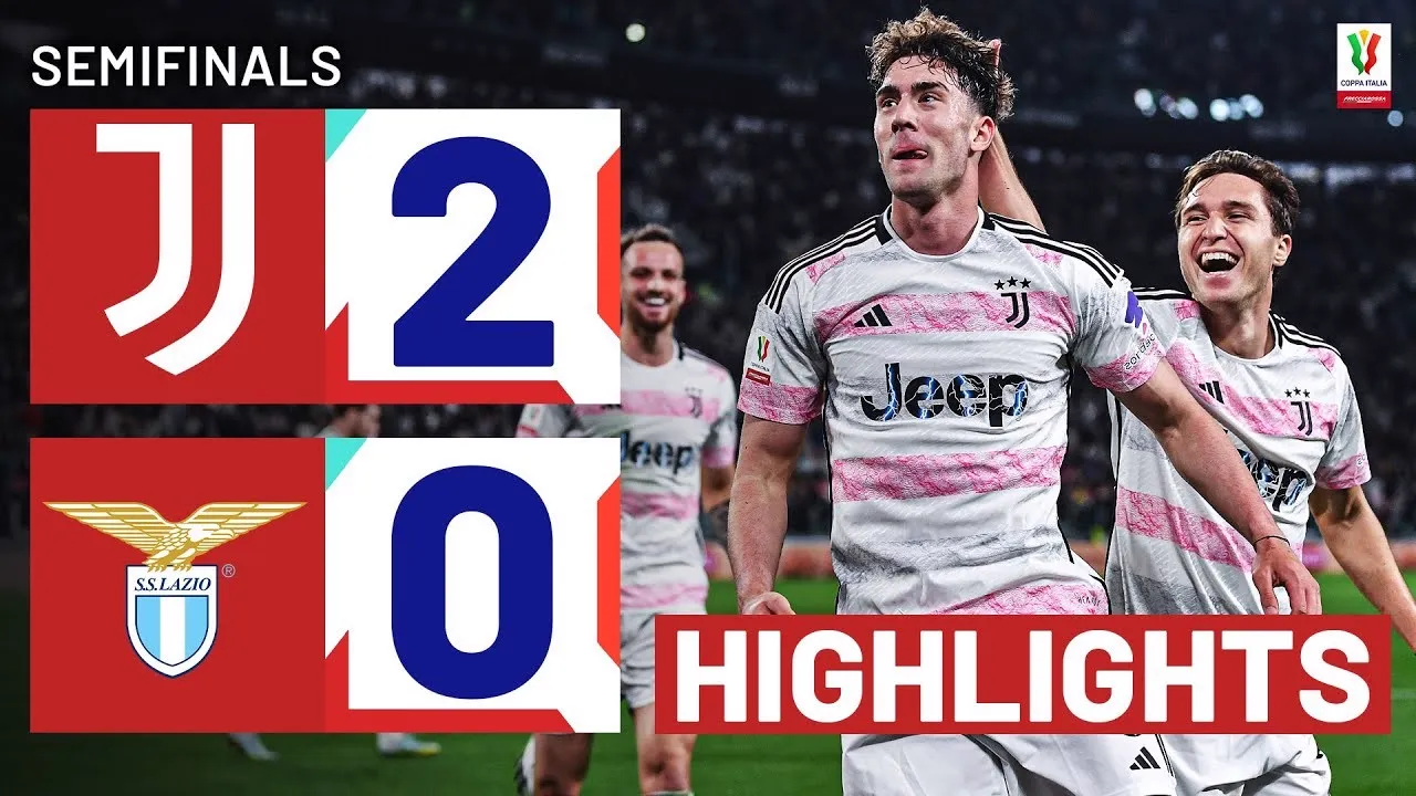 ไฮไลท์ฟุตบอลโคปปา อิตาเลีย คัพ รอบรองนัดแรก ยูเวนตุสชนะลาซิโอ 2-0 วันที่ 03/04/2567 dooball69.com