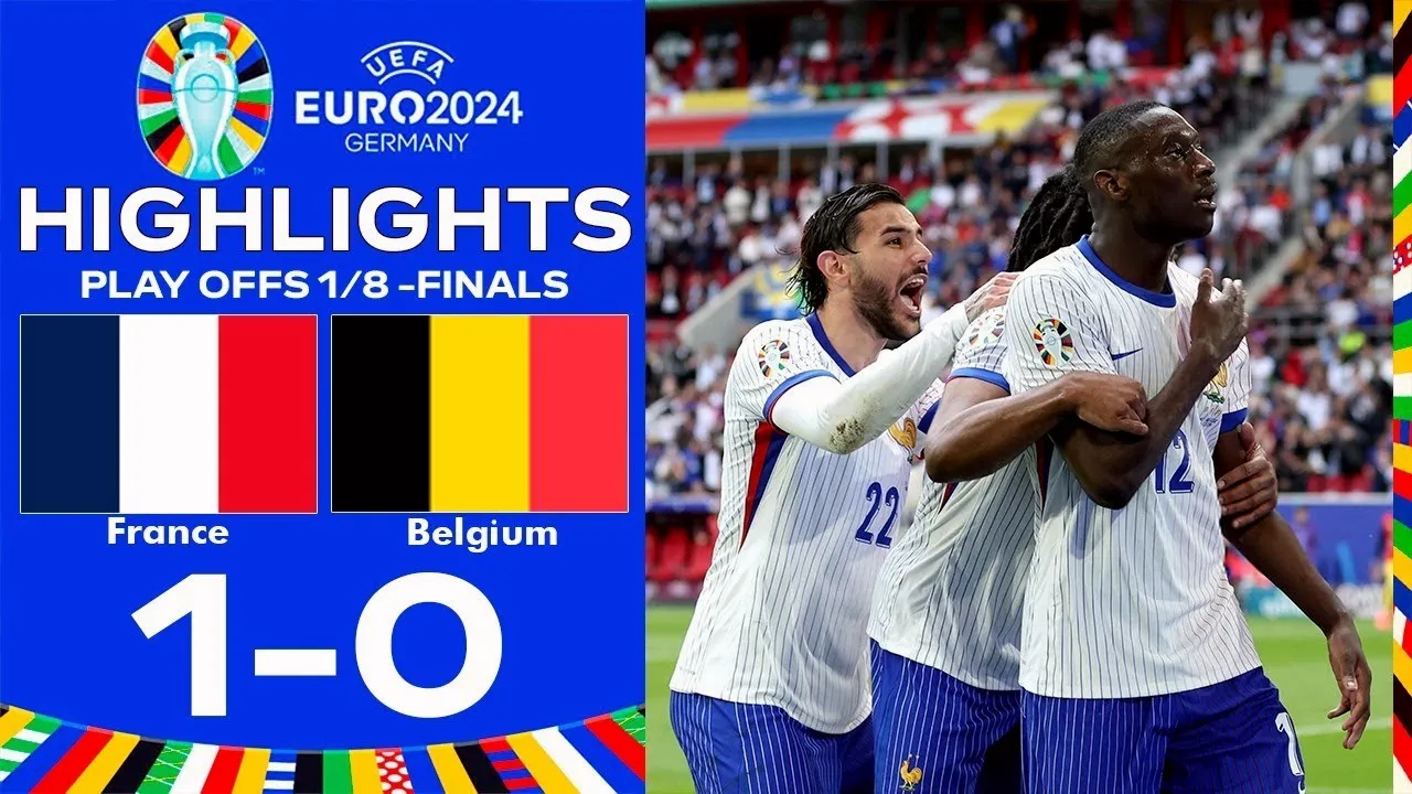 โดนใจแฟนบอล! เบลเยี่ยมพลาดท่าแพ้ ฝรั่งเศส 1-0 ศึกยูโร 2024 รอบ16ทีมสุดท้าย เมื่อวันที่ 2 กรกฎาคม 2567