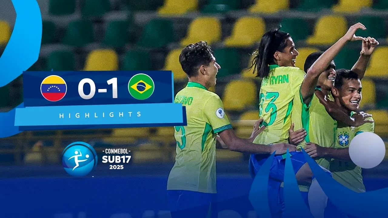 ไฮไลท์ฟุตบอล 04/04/2568 เวเนซุเอล่า U17 แพ้ บราซิล U17 0-1 ศึกคอนคาเคฟ แชมเปี้ยนส์ชิพ รุ่นอายุต่ำกว่า 17 ปี