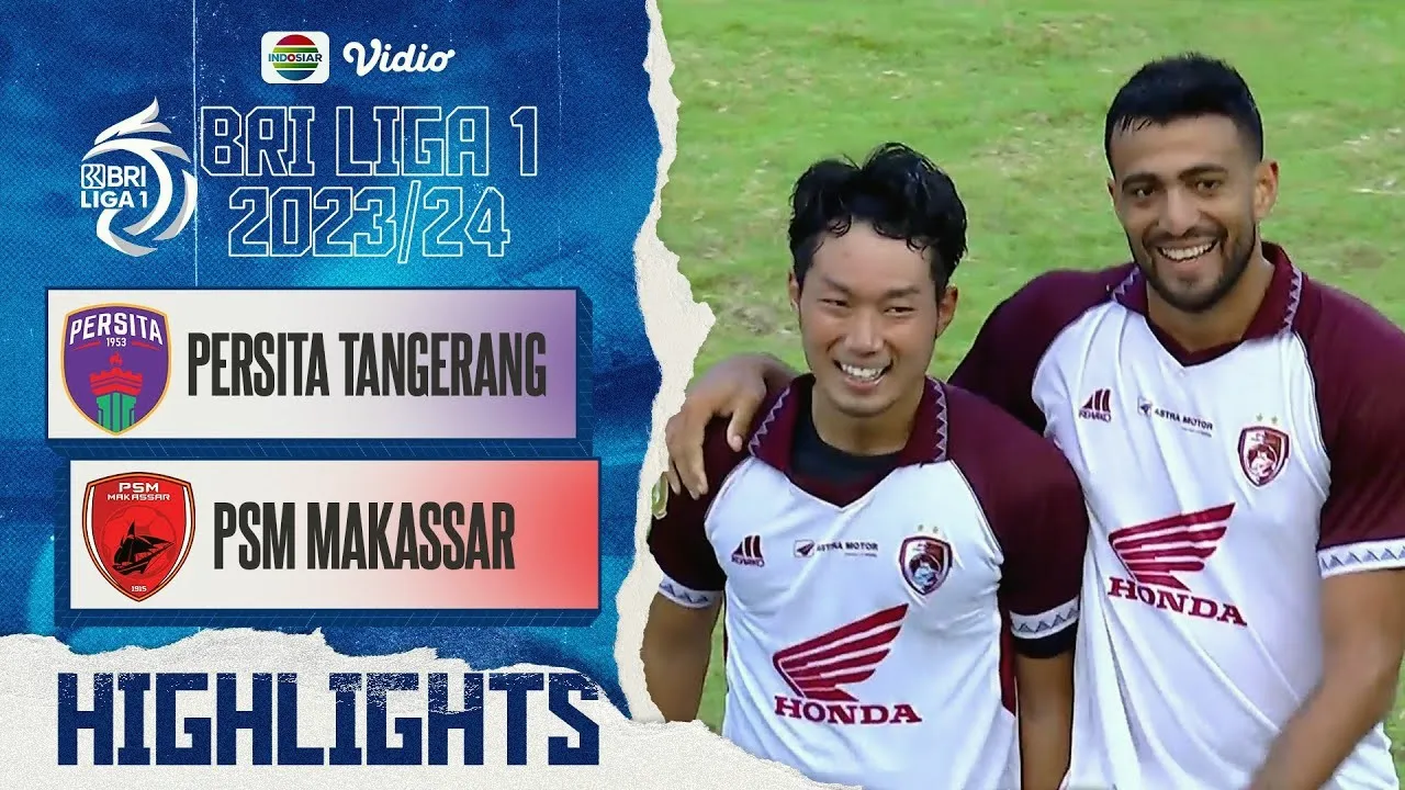ไฮไลท์บอล เปอร์ซิต้า ตันเกอรัง พ่ายคาบ้าน พีเอสเอ็ม มากัสซาร์ 0-1 ศึกอินโดนีเซีย ซูเปอร์ลีก้า 2023 สกอร์เดียวตัดสิน จาก dooball69.com